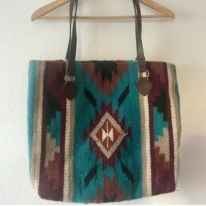 Southwest style wool bag